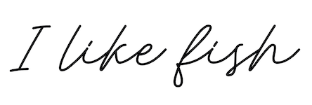 I like fish (by Glut & Späne)